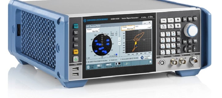 The R&S SMBV100B-based GNSS simulator solution was used to validate module compliance to the new Chinese GNSS automotive specification. Source: Rohde & Schwarz