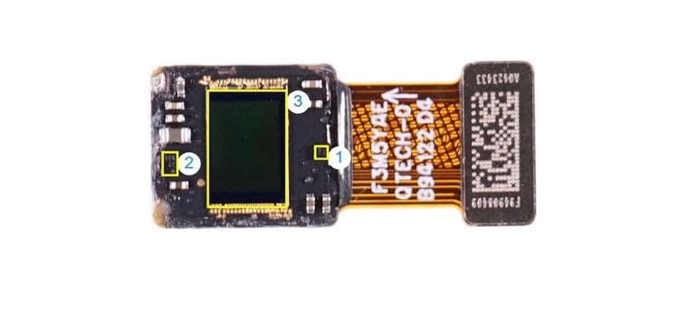 The primary camera module of the Oppo Reno Pro 5G. Source: Omdia 