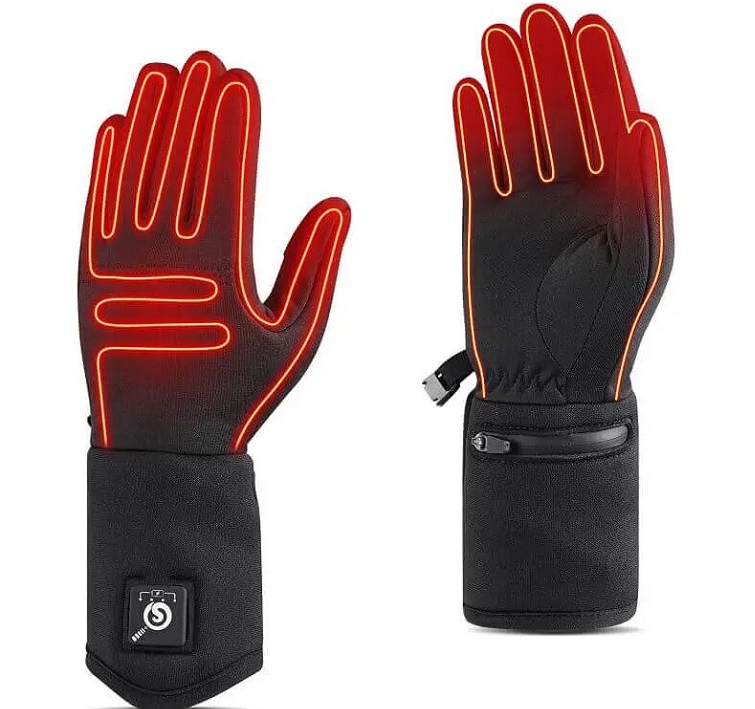 Thin and rechargeable glove liners that allow for users to keep hands warm while keeping their favorite pair of gloves. Source: Savior 