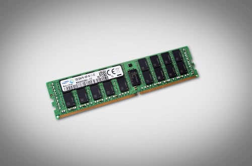 The 128GB TSV DDR4 RDIMM is designed for enterprise servers and data centers. Source: Samsung