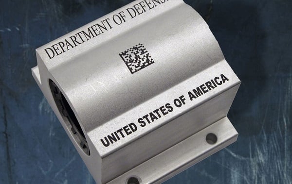 Figure 1: Fiber laser systems can engrave onto almost any type of metal. Source: Epilog Laser