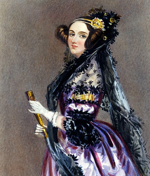 Ada Lovelace. Source: Alfred Edward Chalon, via Wikimedia Commons