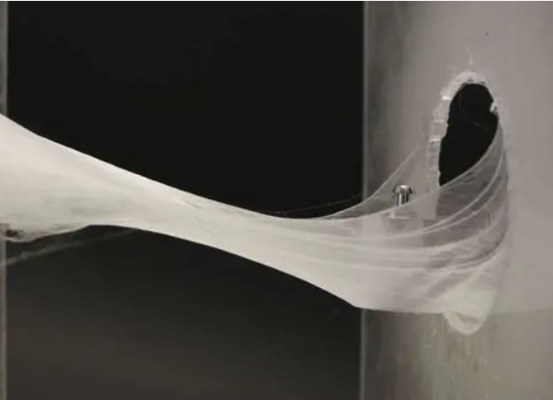 Image of a polymer bridge created by the robot. Source: Marie Vihmar et al.