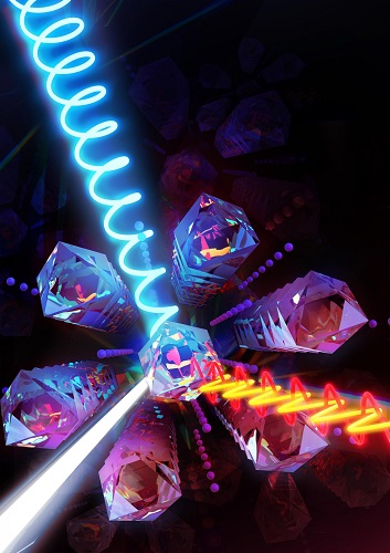 An artist's rendering of how materials interact with light. Source: USC Viterbi School of Engineering