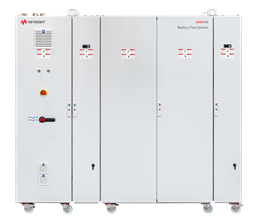 The Scienlab SL1700A Series is a pack-level battery test system that utilizes new high-voltage SiC technology to provide high power in a small footprint. Source: Keysight Technologies Inc.   