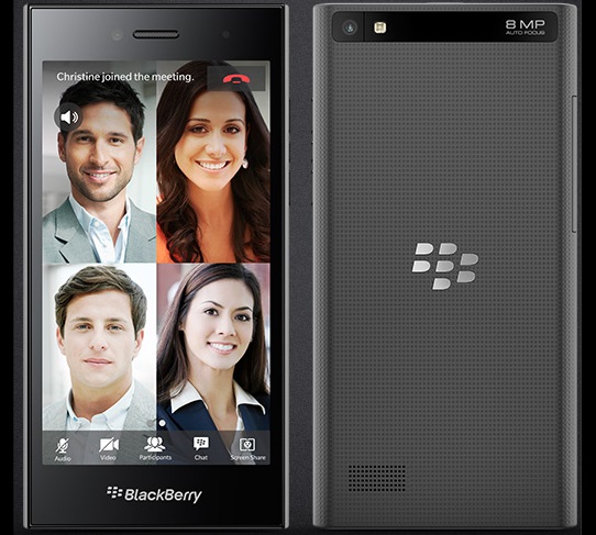 The new BlackBerry Leap all-touch smartphone. Source: BlackBerry