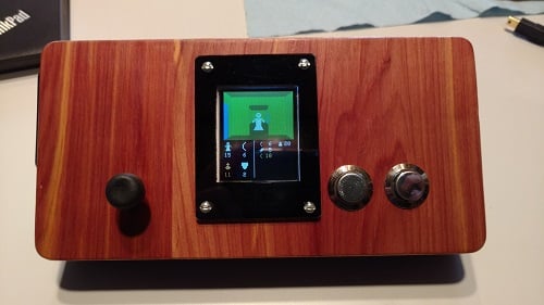 The DIY GameBoy using an Arduino clone. Image credit: Jcarlsonm31