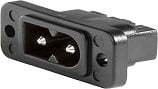 2577 and 2579 series Polarized IEC appliance inlets. Source: Schurter.  