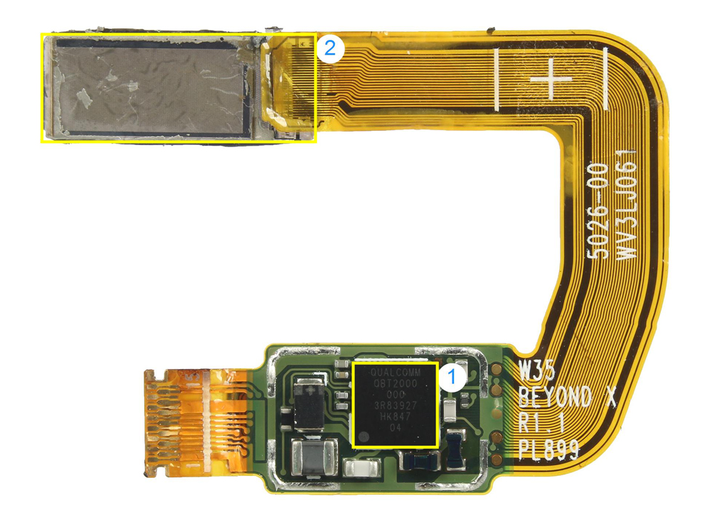 Samsung S10 5G fingerprint sensor module. Source: IHS Markit