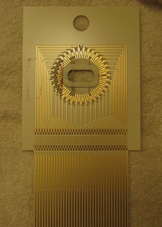 A probe card used in wafer testing. Source: Ajoones/CC BY 3.0