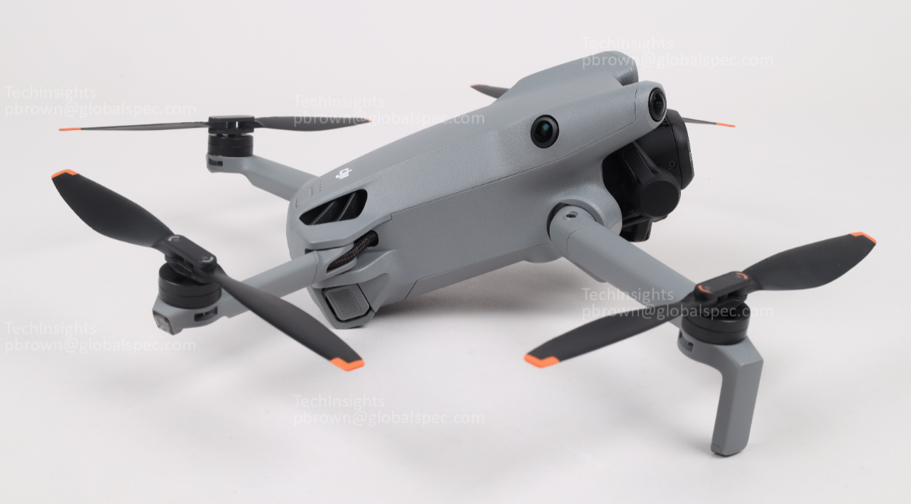 The DJI Mini 5 Pro drone includes lidar and 4K resolution camera that was previously found in larger sized models. Source: TechInsights