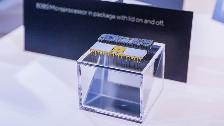 One of the original 8080 microprocessors from Intel. Source: Intel 