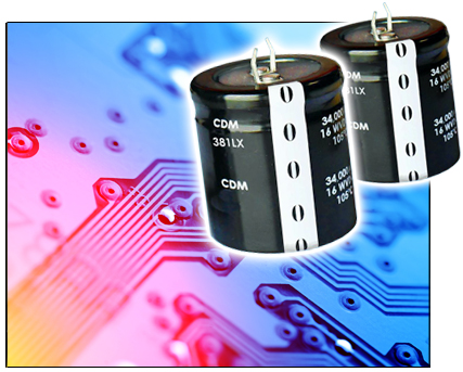 Figure 1: Snap-in capacitors. Source: Cornell Dubilier