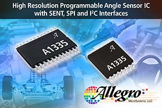 Allegro Microsystems’ A1335 angle sensor IC (Source: Allegro Microsystems). 