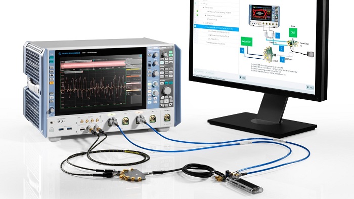 The R&S RTP oscilloscope supports USB 3.2 Gen 1&2 transmitter and receiver compliance approved by the USB-IF. Source: Rohde & Schwarz