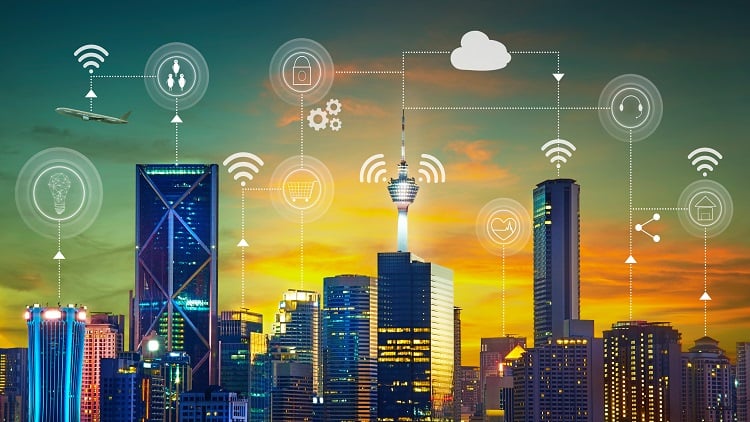 Smart buildings are adopting LPWAN to push a spectrum of implementation options for building management systems that benefit both occupants and managers. Source: Adobe Stock 