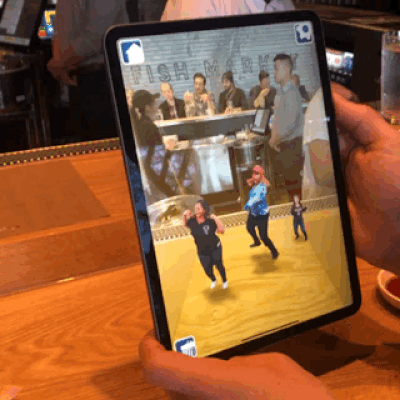 Jaunt's augmented reality service in action. Source: Jaunt