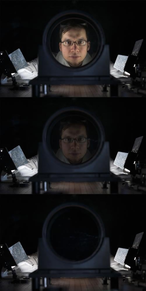 In a nonlinear artificial saturable absorber at high intensity in the form of femtosecond pulses, the plane of polarization rotates 90 degrees and allows pulses of light to pass through the polarizer. Source: IPC PAS 