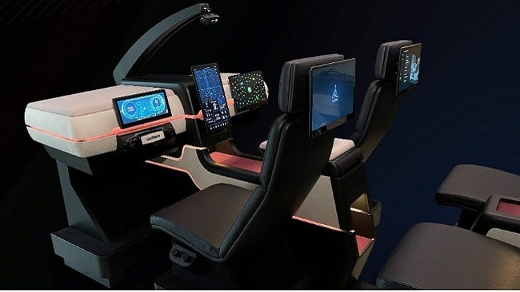 Garmin’s Unified Cabin includes safety, sensing, gaming, infotainment, navigation and more for future vehicles. Source: Garmin 