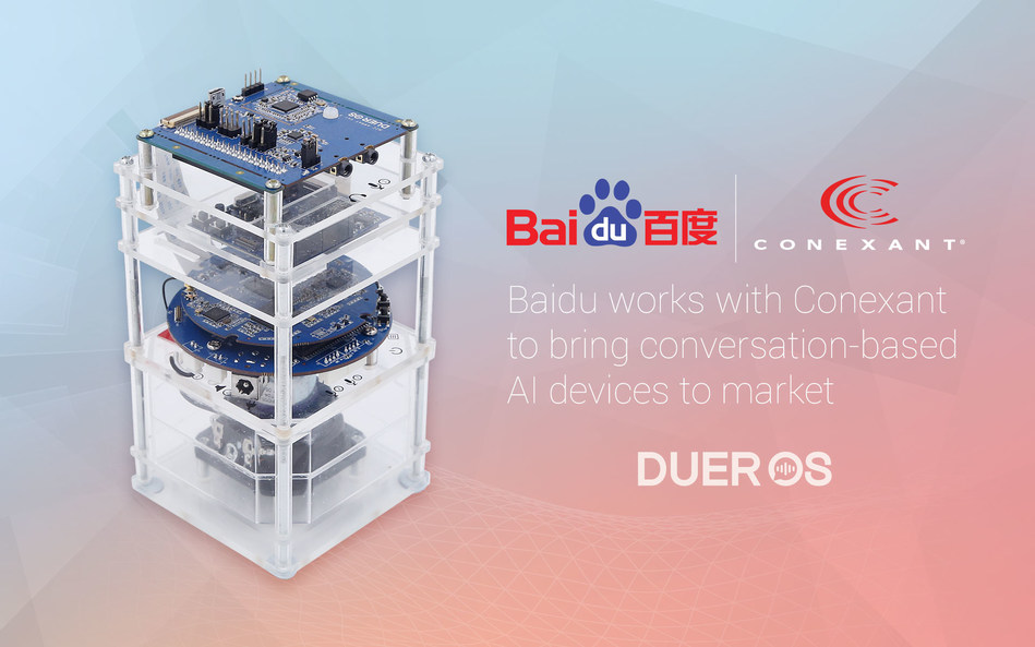 Baidu collaborates with Conexant to bring conversation-based AI devices to market. (Credit: Baidu)
