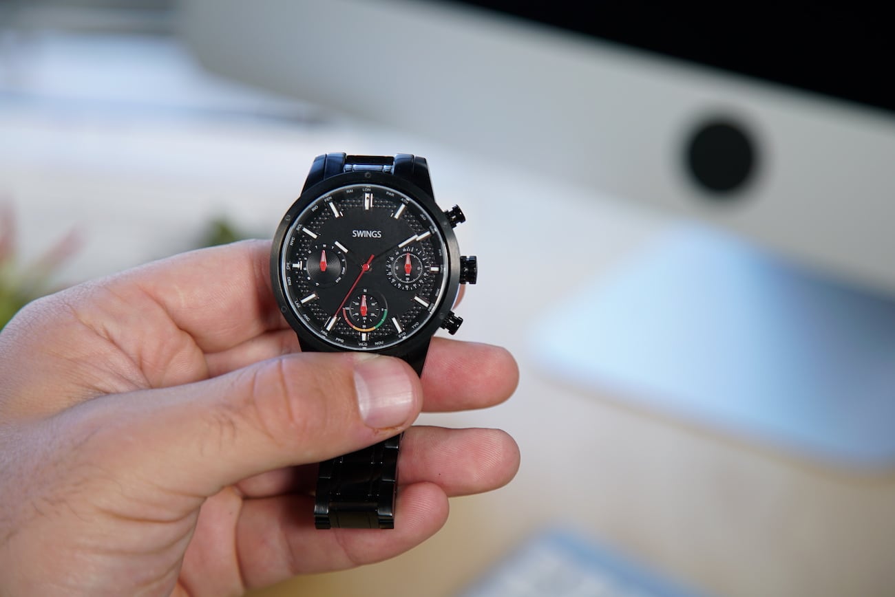 Analog hot sale smartwatch kickstarter