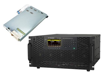Testing challenges around rising power requirements might be met through increased capacity power supplies (like the Advantest DC Scale XHC32, at top) or by electronic loads with expanded simulation capabilities (like the HVL Series from B&K Precision). Source: Advantest/B&K