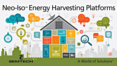Semtech's TS13102 and TS13103 solid state relays target  smart home, smart controls and IoT applications. They feature the ability to power themselves by harvesting energy from the loads they control. Image credit: Semtech Corporation. 