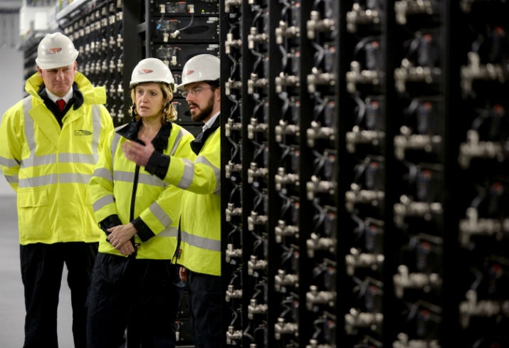 Energy companies work alongside UK Power Networks on the UK's battery storage demonstration project seen here. (Image Credit: UKPN) 