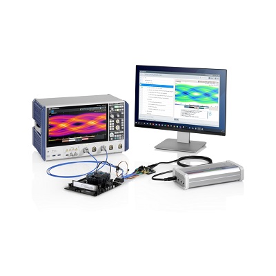 Automated compliance test for DisplayPort with the R&S RTP oscilloscope. Source: Rohde & Schwarz