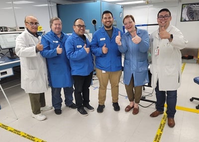 The Menlo Micro and Microchip engineering teams at the Microchip facility in Garden Grove, California, behind the world&rsquo;s first MEMS-based solution. Source: Menlo Micro