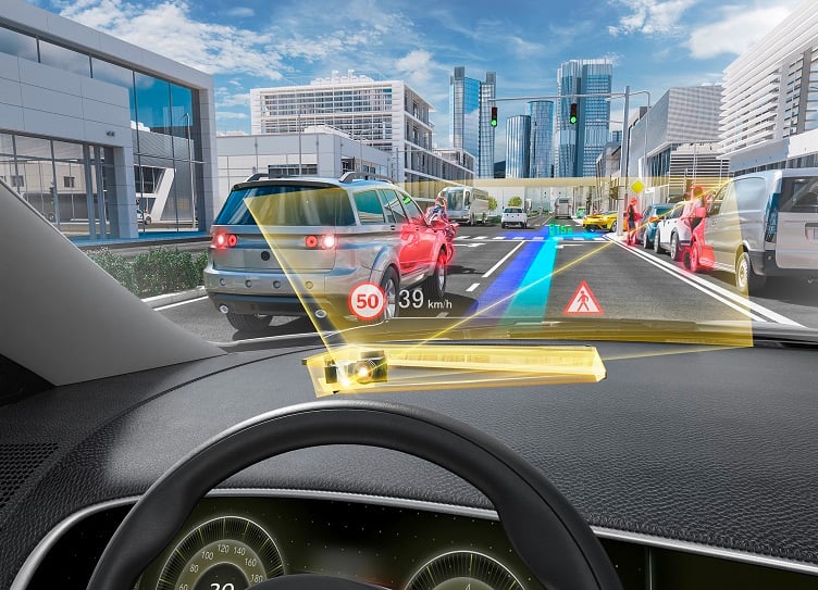 Continental is currently developing an ultra-compact AR-HUD for future vehicles. Source: Continental 