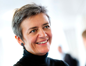 Danish politician Margarette Vestager, European Commissioner for Competition since November 2014. 