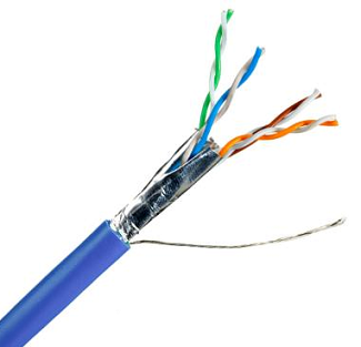 Figure 4: DataMax Relaxed Patch Plenum Cat 6a F/UTP 26 AWG Cable. Source: Quabbin Wire and Cable Co.
