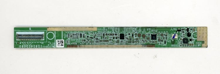 The touchscreen display board found inside the ASUS Rog Ally X. Source: TechInsights 