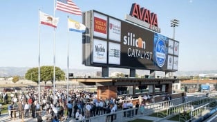 Silicon Sunrise Startup Event held at the Avaya Soccer stadium in San Jose with over 700 people who graced the event. 