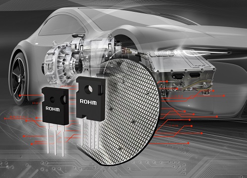 The new silicon carbide power MOSFETs for electric vehicles. Source: Rohm