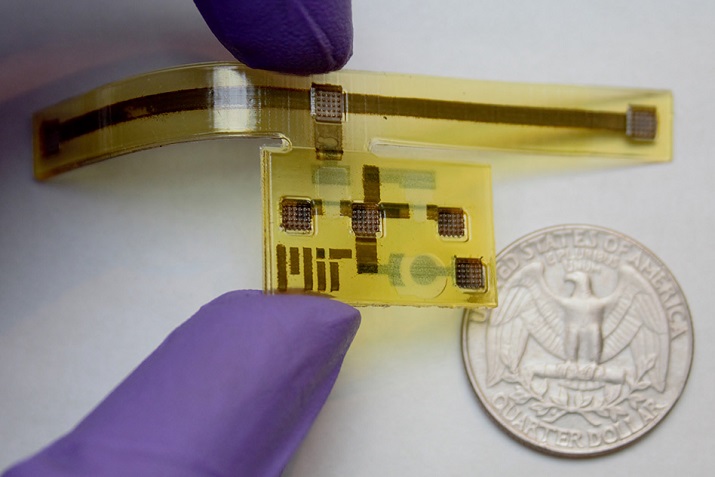 MIT researchers have built a device that could be used to 3-D print robotic skin at a low cost. Source: MIT  