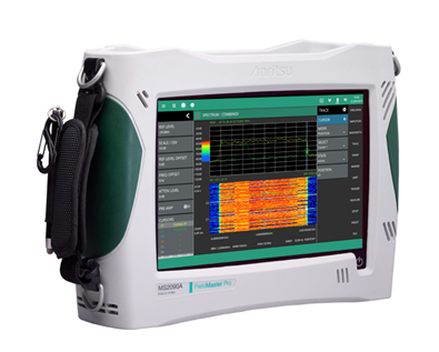 New functionality for identifying uplink interference has been introduced for the Field Master series of spectrum analyzers, including the Field Master Pro MS2090A pictured above. Source: Anritsu 