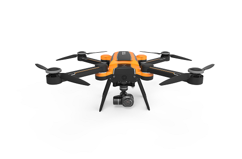 The drone is wind-resistant and rainproof and features an infrared camera for both extreme cold and heat. Source: GDU