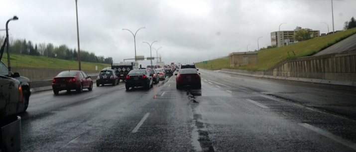 Stuck in traffic again? New smart vehicle technology being tested in Edmonton could make your commute faster and safer. (Photo: Faculty of Engineering)  