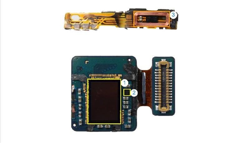 The secondary camera module of the Samsung Galaxy Note Plus 5G. Source: IHS Markit