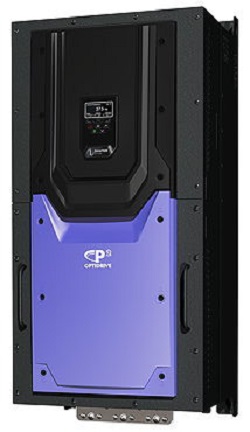 IP20 version of the new high-power VFD, suitable for mounting in control cabinets. Source: Invertek Drives