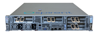 The CF400 Appliance provides 400G of application traffic and 200G of encrypted traffic performance testing capabilities. Source: Spirent Communications