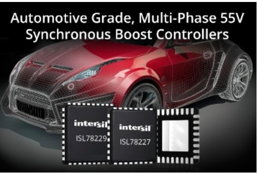 Integrated two-phase synchronous boost controllers streamline automotive power system design.