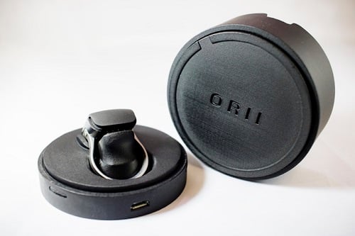 The Orii smart ring that allows users to make makes, send messages and set reminders. Source: Origami Labs