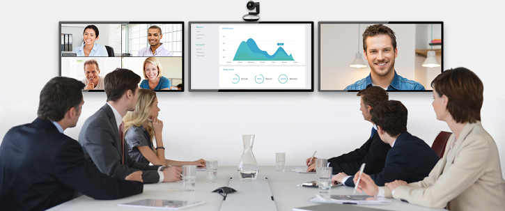 New Touchscreen System Allows for Three Screen Conference Rooms ...