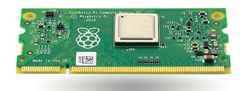 The Raspberry Pi Compute Module 3+. Source: Newark Element14