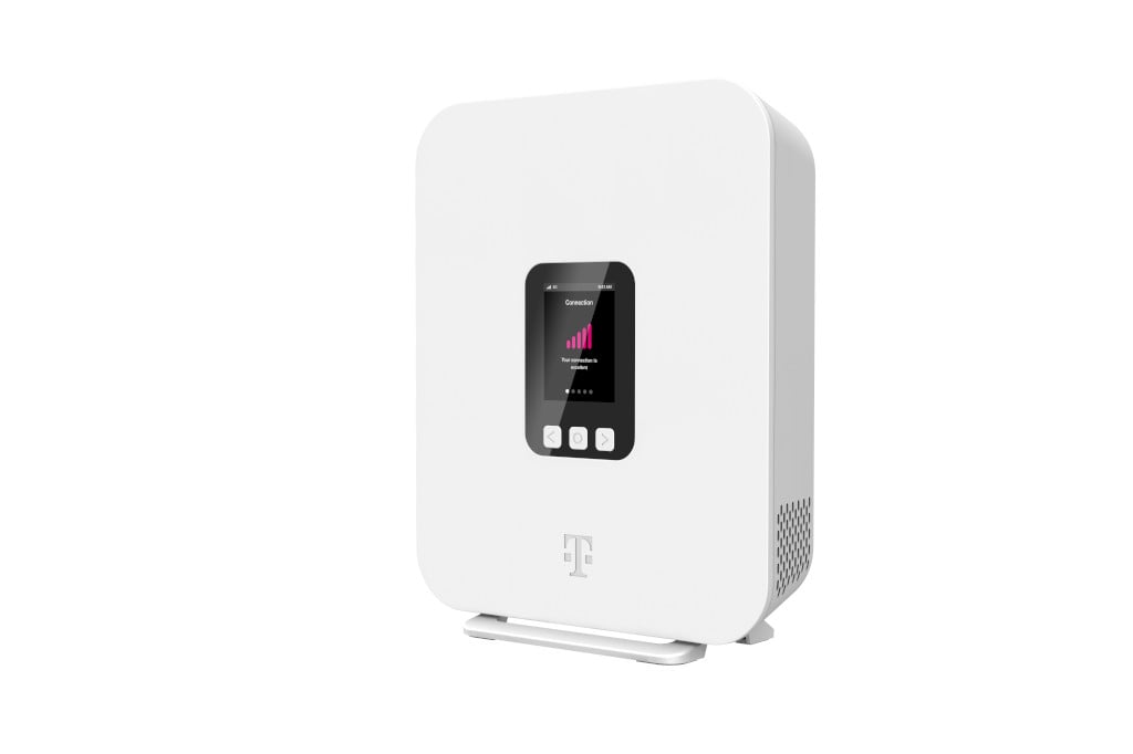 T-Mobile&rsquo;s 5G Gateway enables fixed wireless access inside homes providing broadband connections equal to fiber or cable. Source: T-Mobile 