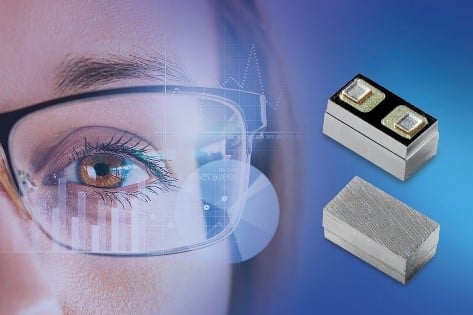 Figure 4. Robust ESD protection is available in very space-efficient 01005 packages, like the SP1020 from Littelfuse, making it ideal for wearables applications like AR glasses with very limited board space. Source: Littelfuse
