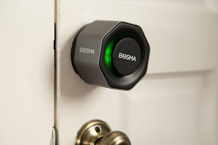 A smart home device that gives alerts when doors are opened or closed. Source: Bosma